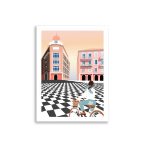 Masséna en rose – Affiche 30×40 cm