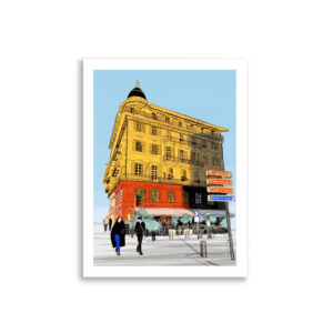 Un jour ordinaire en pleine lumière – Affiche 30×40 cm