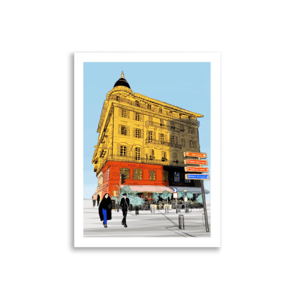 Un jour ordinaire en pleine lumière – Affiche 30×40 cm