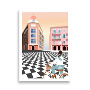 Masséna en rose – Affiche 50×70 cm