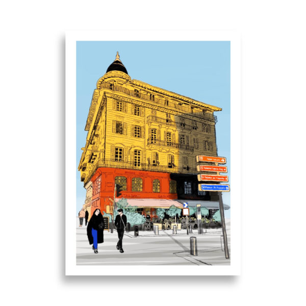 Un jour ordinaire en pleine lumière – Affiche 50×70 cm